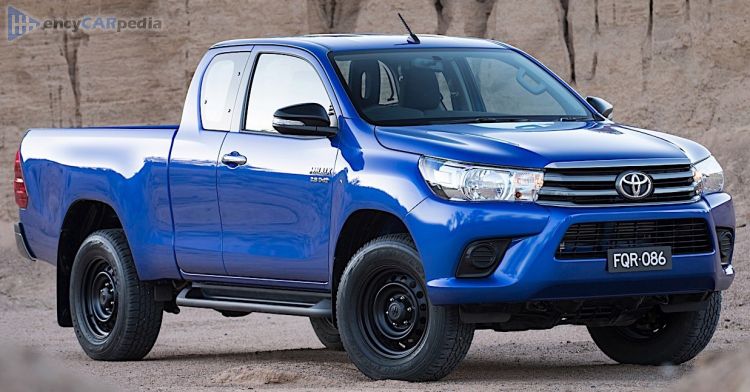 2016, 2017, 2018, 2019, 2020, 2021, 2022, 2023, 2024, 2025, 2026 Toyota Hilux 2.4 D-4D Extra Cab