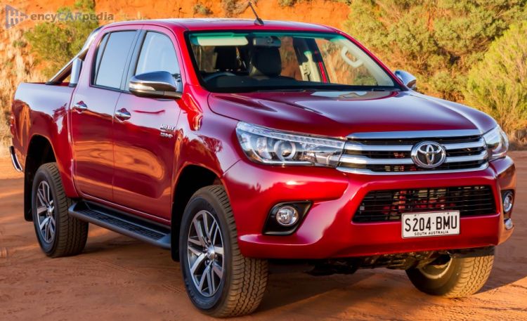 2016, 2017, 2018, 2019, 2020, 2021, 2022, 2023, 2024, 2025, 2026 Toyota Hilux 2.4 D-4D Double Cab