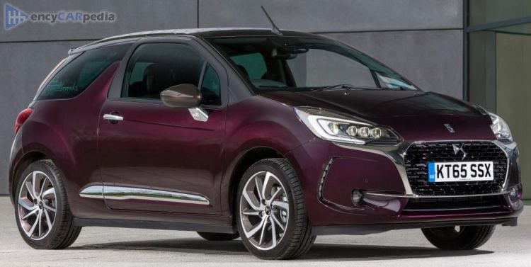 2016, 2017, 2018, 2019 DS DS 3 Cabrio THP 165 S/S