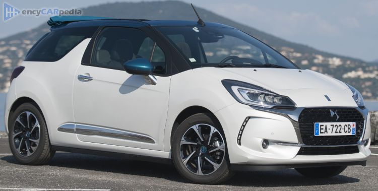 2016, 2017, 2018, 2019 DS DS 3 Cabrio BlueHDi 100 S/S