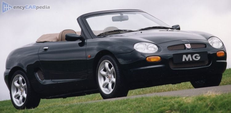 1995, 1996, 1997, 1998, 1999, 2000, 2001, 2002 MG F 1.8i