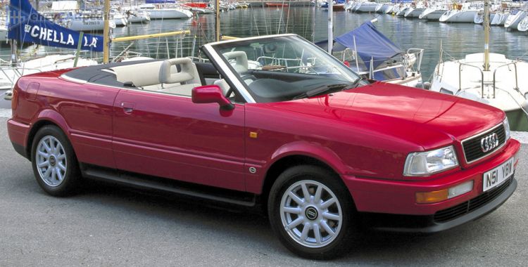 1994, 1995, 1996, 1997, 1998, 1999, 2000, 2001 Audi Cabrio 2.6 B3