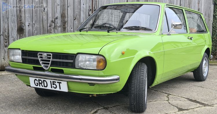 1978, 1979, 1980, 1981 Alfa Romeo Alfasud Giardinetta 1.3