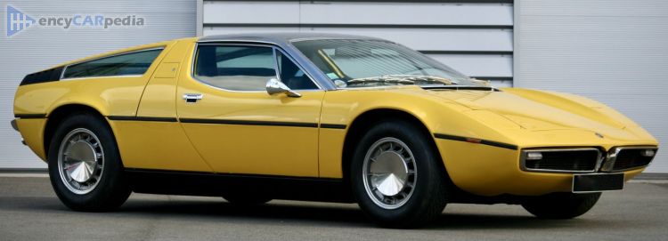 1972, 1973, 1974, 1975, 1976, 1977, 1978 Maserati Bora 4.9