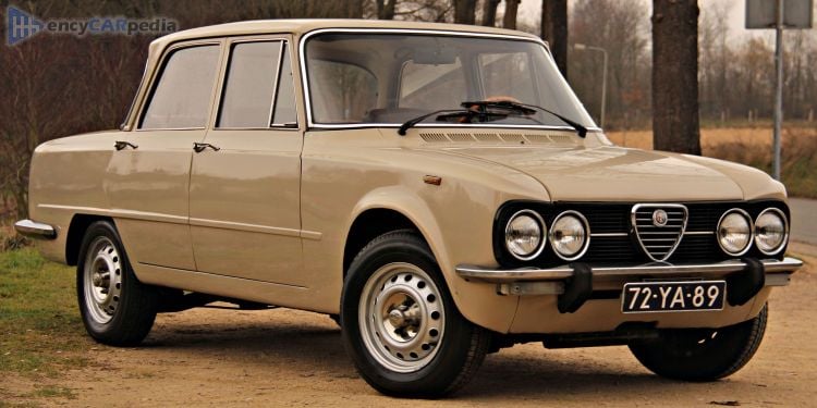 1974, 1975, 1976, 1977, 1978 Alfa Romeo Giulia Nuova Super 1600 105.26