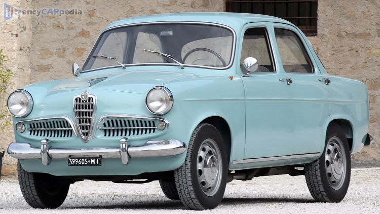 1955, 1956, 1957, 1958, 1959 Alfa Romeo Giulietta Berlina 750C