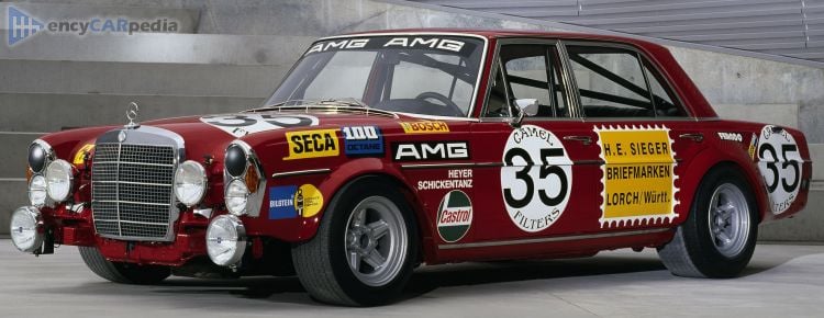 1971, 1972 Mercedes 300 SEL 6.8 AMG (Rote Sau) W109