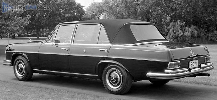 1965, 1966, 1967, 1968, 1969, 1970 Mercedes 300 SEL Landaulet W109