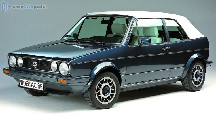 1984, 1985, 1986, 1987, 1988 Volkswagen Golf GL Cabriolet 1.8 Mk1