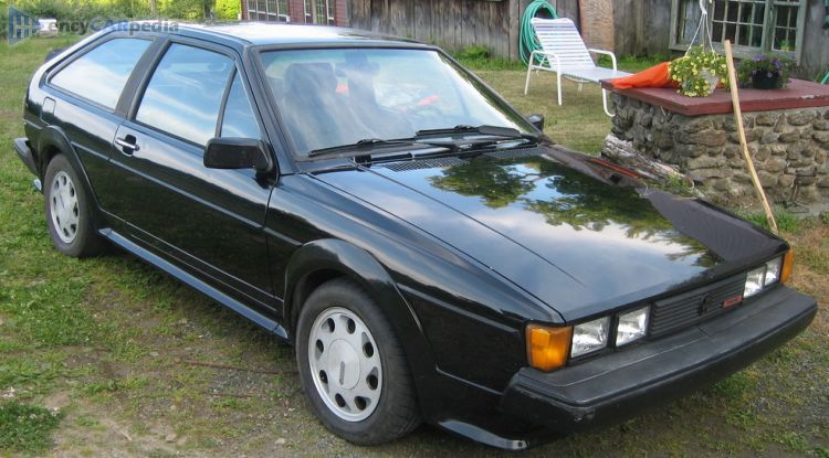 1986, 1987, 1988, 1989, 1990, 1991, 1992 Volkswagen Scirocco GT, GTX US-Norm Mk2
