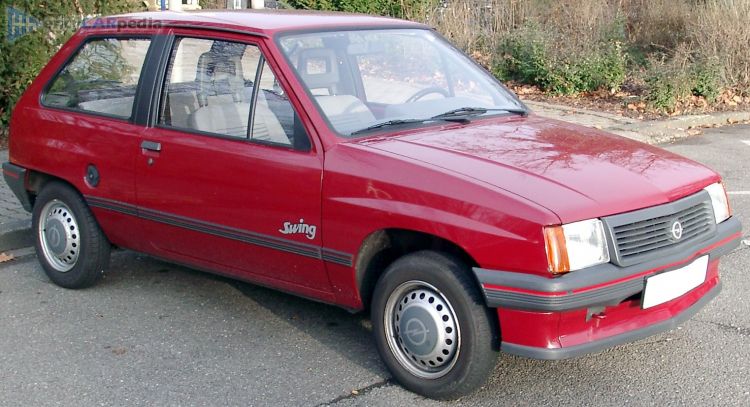 1982, 1983, 1984, 1985, 1986, 1987 Opel Corsa 1.2 S, LS, GL, GLS
