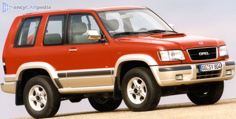 1992, 1993, 1994, 1995, 1996, 1997, 1998 Opel Monterey RS 3.1 TD