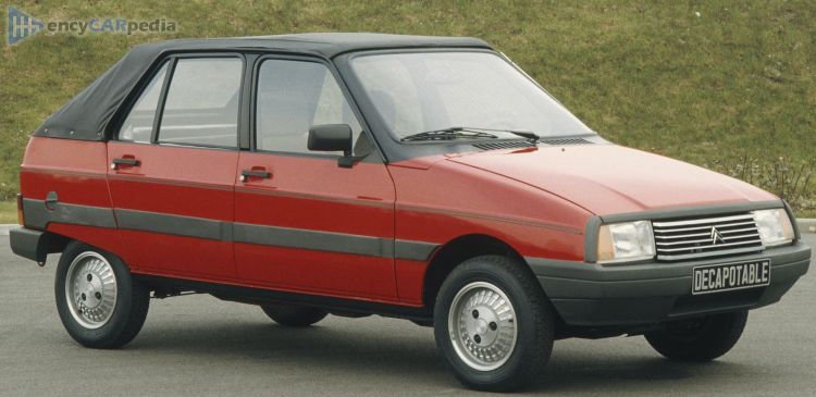 1983, 1984 Citroën Visa 11 RE decouviable