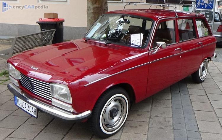 1970, 1971, 1972, 1973, 1974, 1975, 1976 Peugeot 304 Break