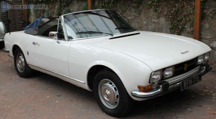 1969, 1970, 1971, 1972, 1973 Peugeot 504 Cabriolet