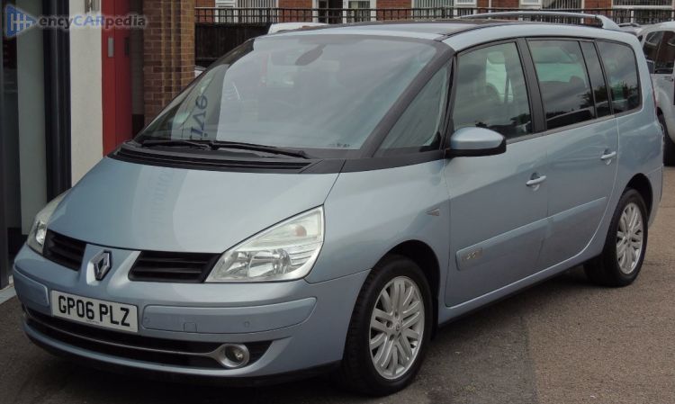 2006, 2007, 2008, 2009, 2010, 2011, 2012, 2013, 2014 Renault Grand Espace 2.0 16v Turbo 170