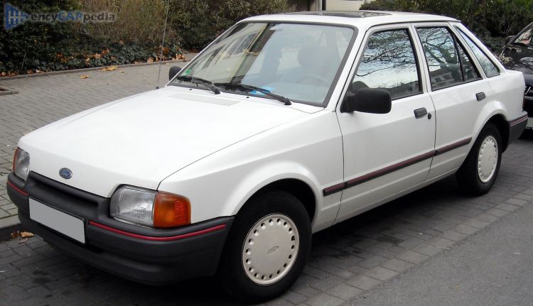 1986, 1987, 1988 Ford Escort 1.6 CL, Ghia