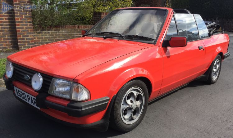 1983, 1984, 1985, 1986 Ford Escort Cabriolet 1.6 Ghia