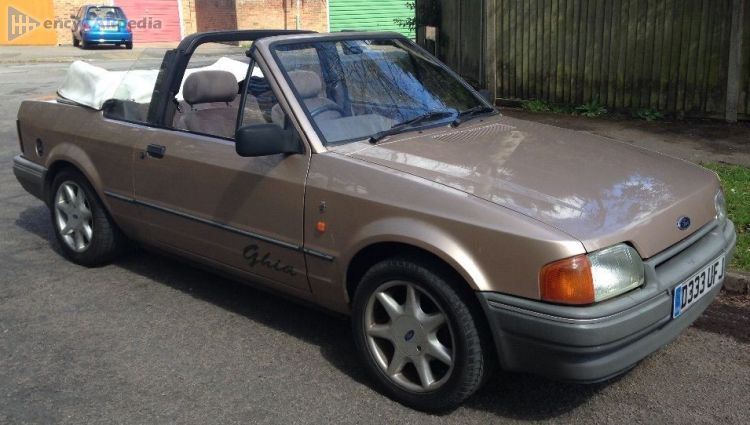 1987, 1988, 1989 Ford Escort Cabrio 1.4 Ghia