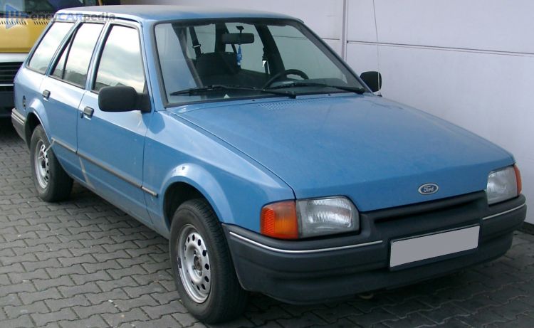 1986, 1987, 1988 Ford Escort Wagon 1.6 D, C, CL, Ghia