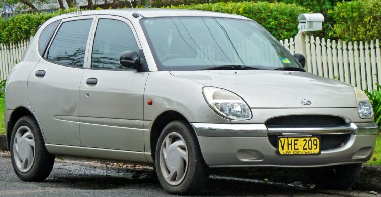 2000, 2001 Daihatsu Sirion 1.0 4x4