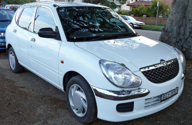 2002, 2003 Daihatsu Sirion 1.0 4x4