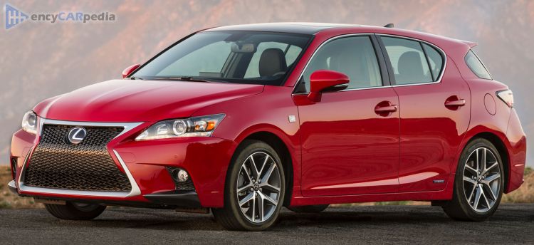 2014, 2015, 2016, 2017 Lexus CT 200h ZWA10