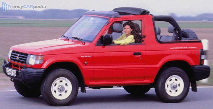 1991, 1992, 1993, 1994, 1995 Mitsubishi Pajero 2500 TD Cabrio