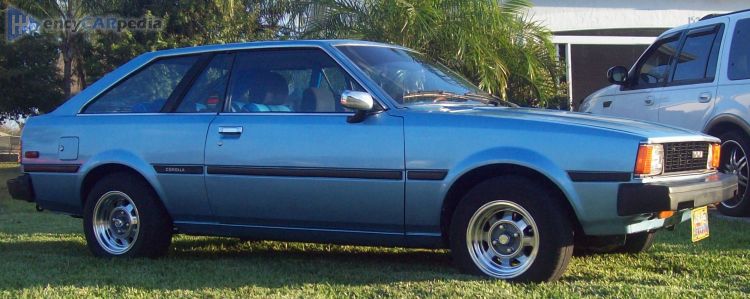 1982, 1983 Toyota Corolla Liftback 1300 DX