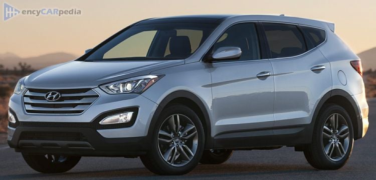 2013, 2014, 2015 Hyundai Santa Fé 2.4 2WD