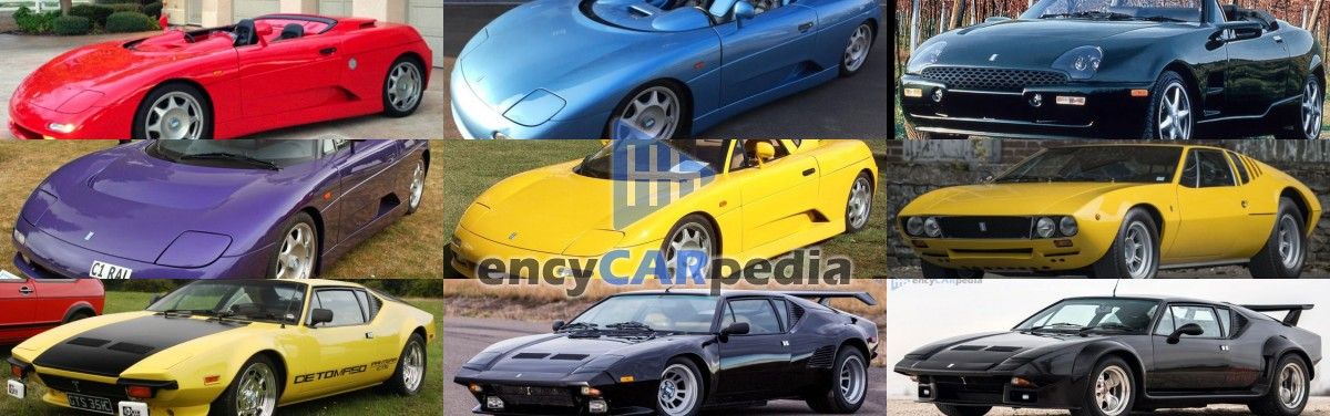 Korkein teho / paino De Tomaso Autot koskaan