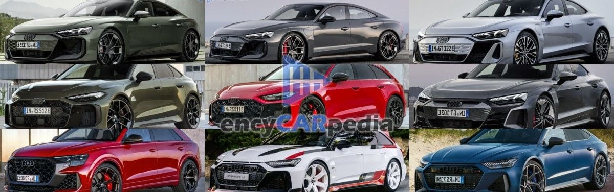 Tehokkaimmat Audi-autot koskaan