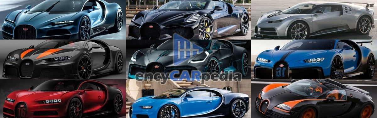 Os carros Bugatti mais potentes do mundo